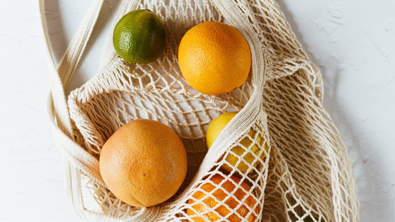 courses de legumes sac voyager écolo