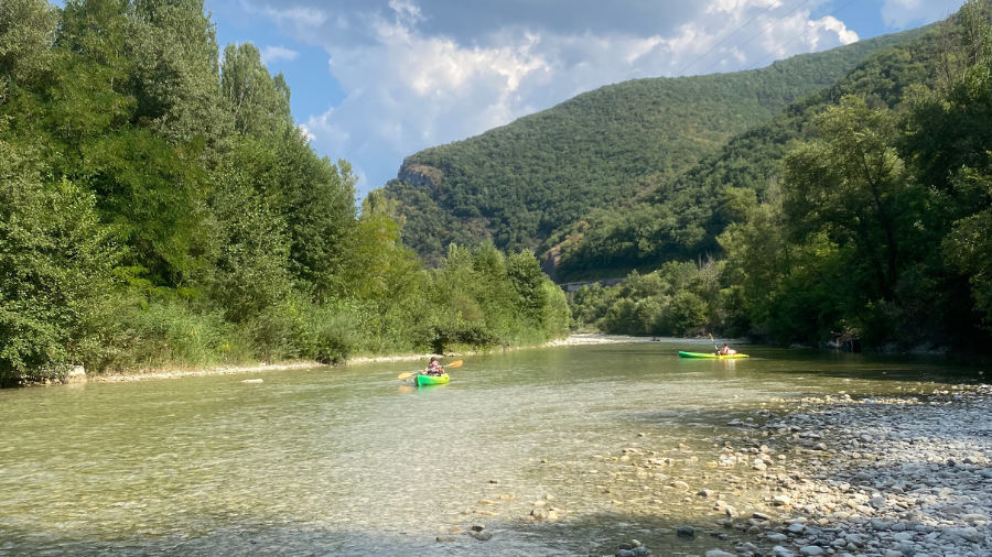 Que faire dans la Drôme - Canoë Kayak sur la rivière de la Drôme en saison